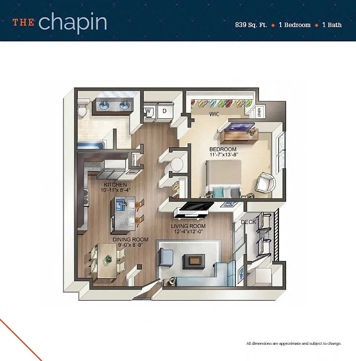 Floor plan The Chapin
