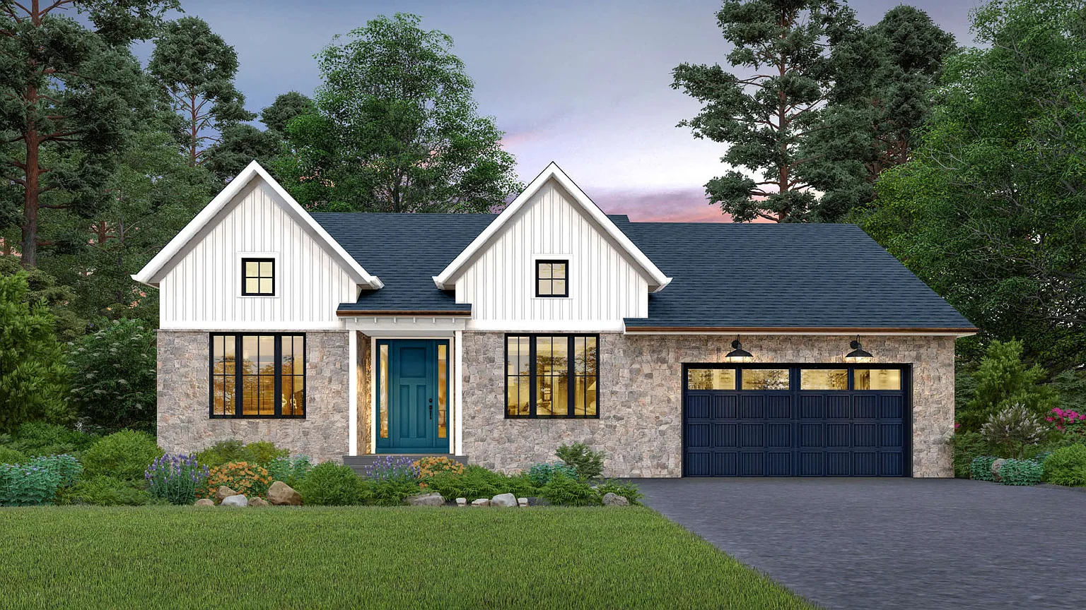 The Crawford Plan, Beallair Modern Farmhouse Collection photo 1