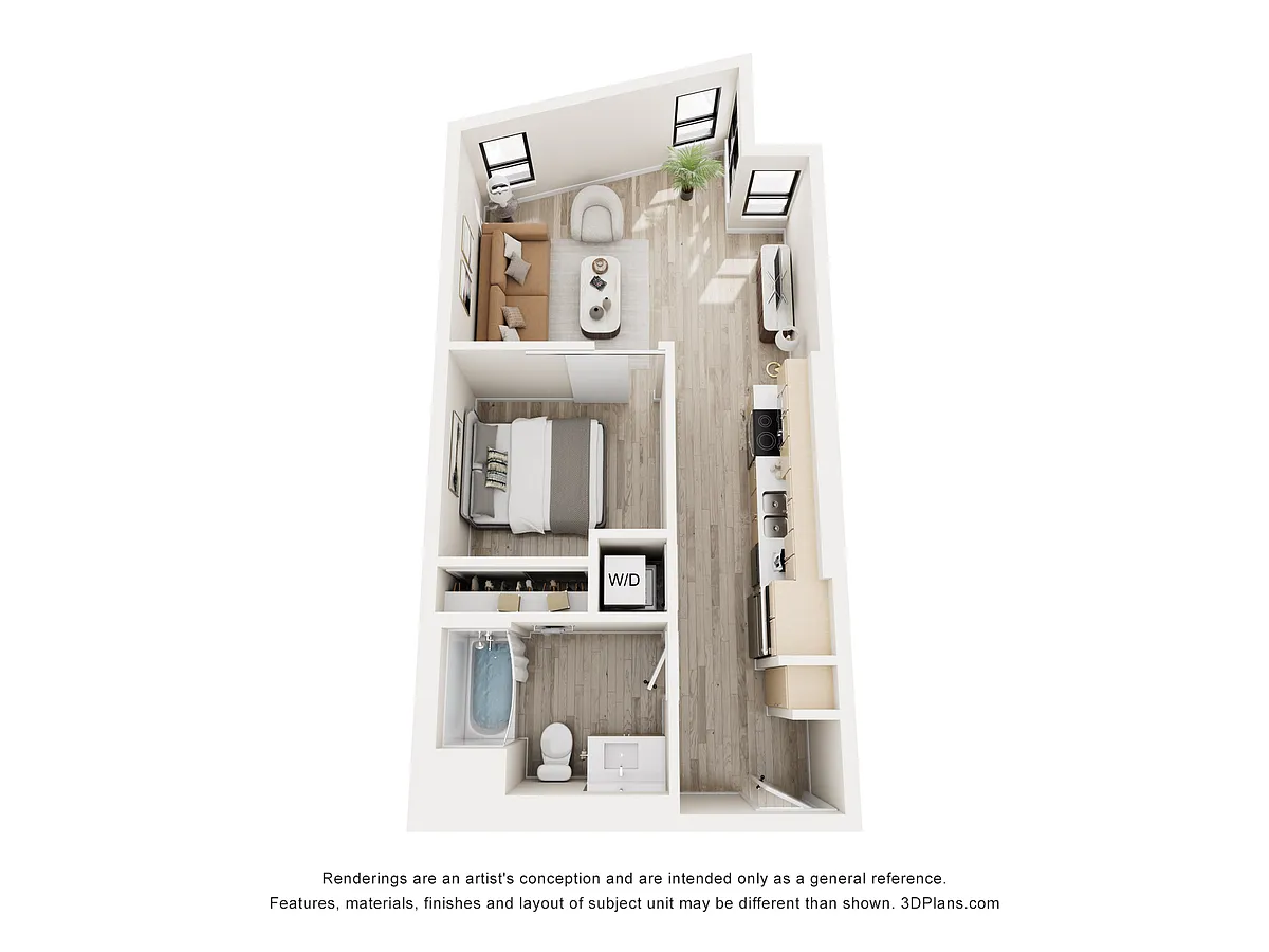 Floor plan 1BU4