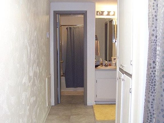 hall where laundry area is