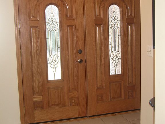 double front door