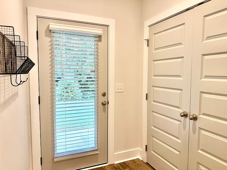 Door to back patio