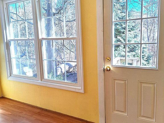 Dining room overlooking rear yard