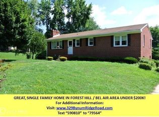 329 Bynum Ridge Rd, Forest Hill, MD 21050