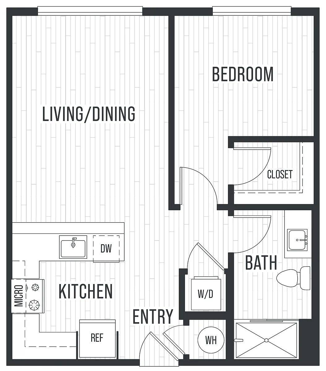 Floor plan 1B