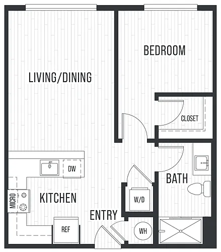 Floor plan 1B