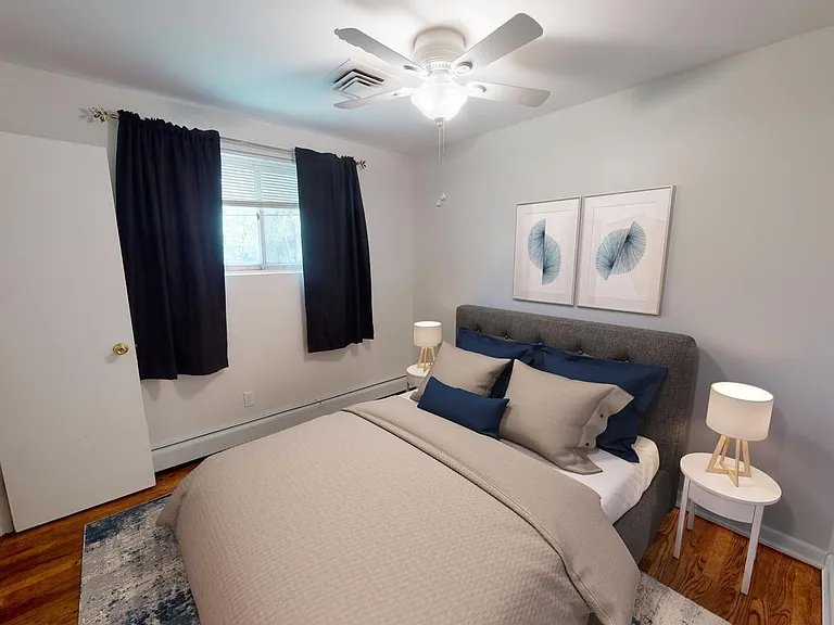 Bedroom 3. This image shows a virtually furnished space. Bedrooms come unfurnished.