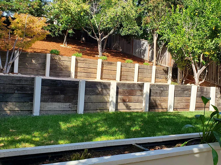 backyard retreat 2nd-level grass area