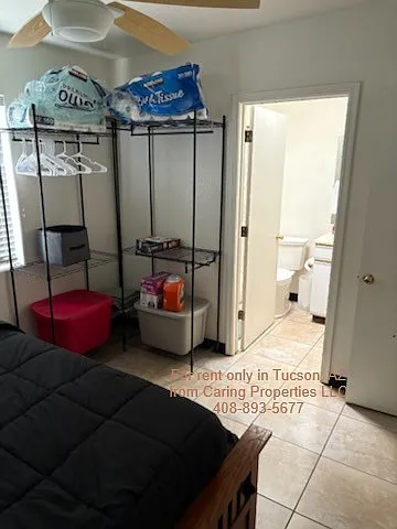 Master bedroom & bathroom