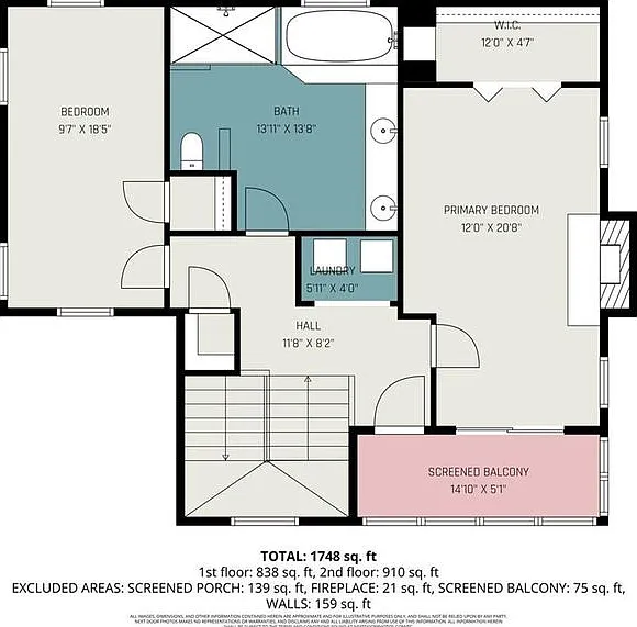 2 bed, 1.5 bath, 1607 sqft, $1,760 — Photo 3