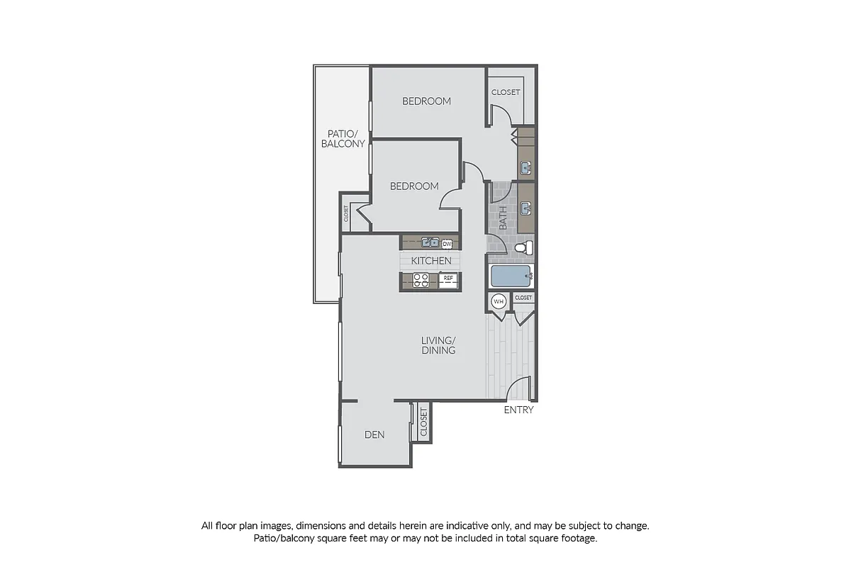 Floor plan The Monterey + Den