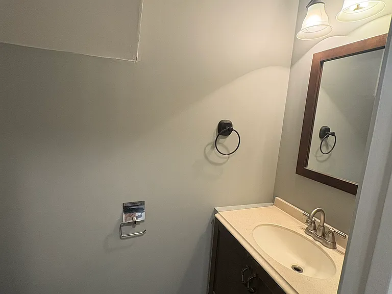 1st level half bathroom