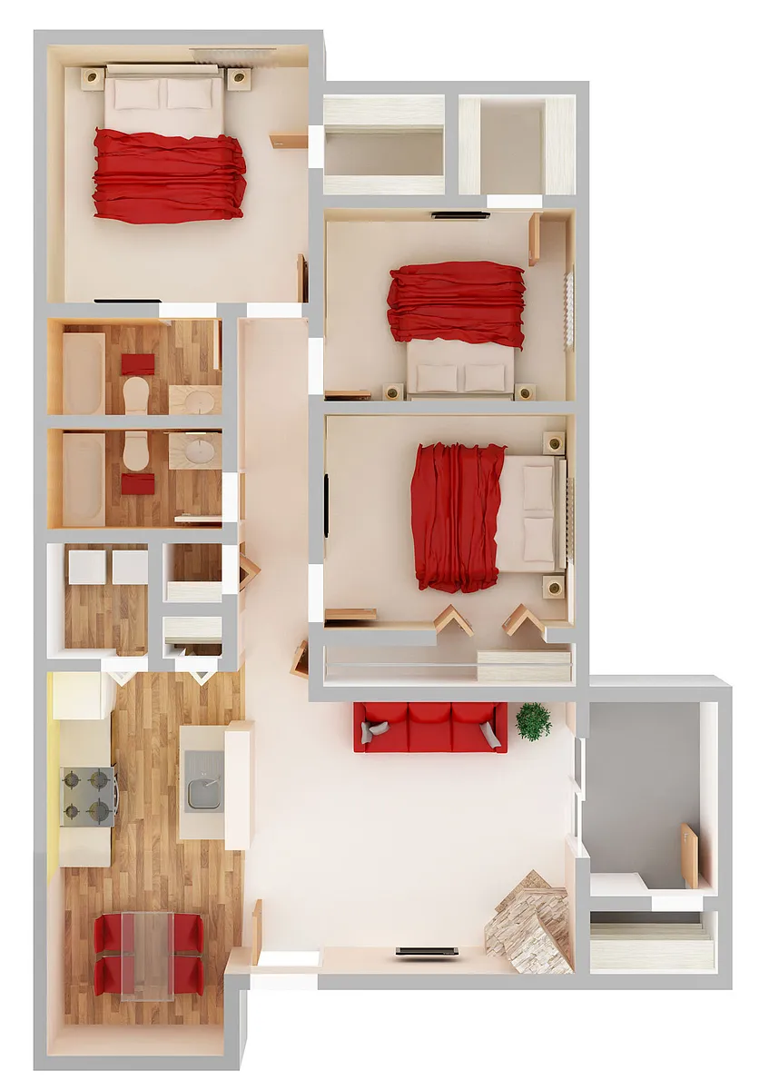 Floor plan Dexter