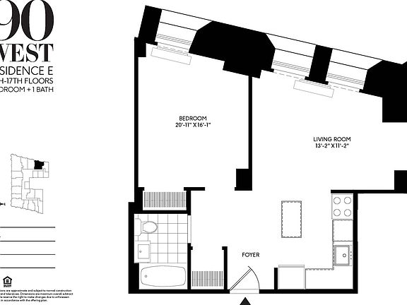 2nd image of 90 West St APT 16E