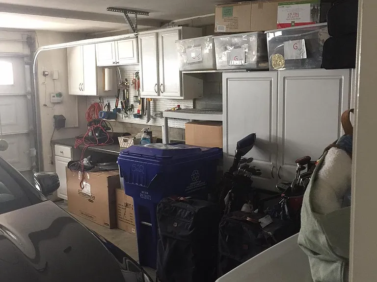 Garage storage cabinets.