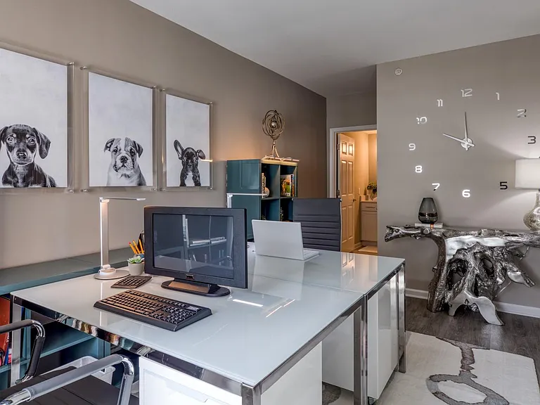 Turn a second bedroom into a chic office if you want...the choice is yours!