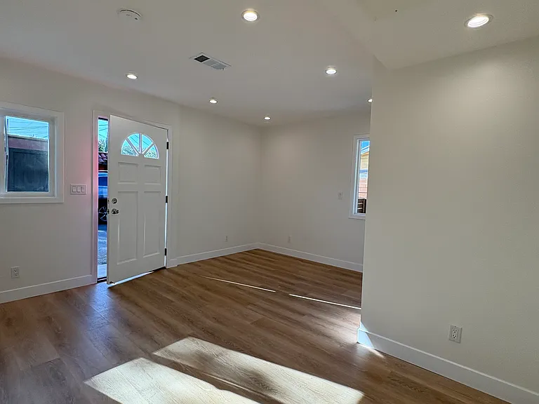 View from Bedroom to Living room.