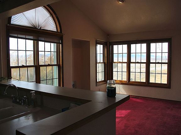 living room view from dining