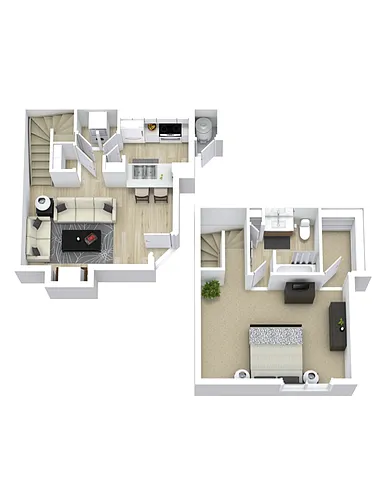 Floor plan Aven Townhomes A2