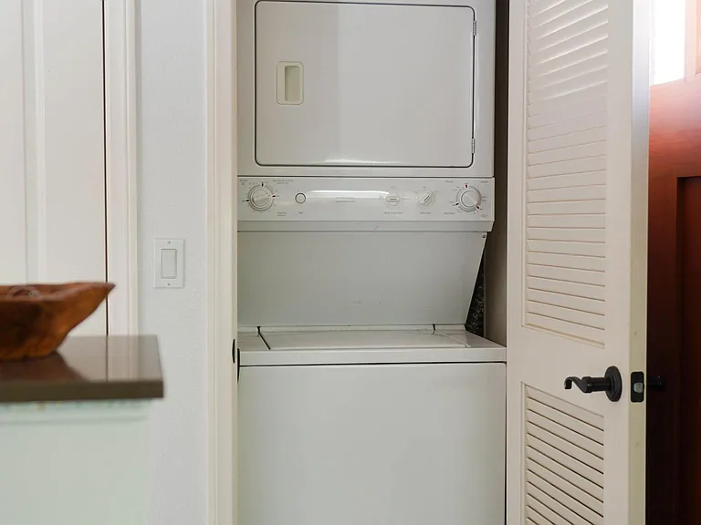 1st floor laundry with full size washer and dryer