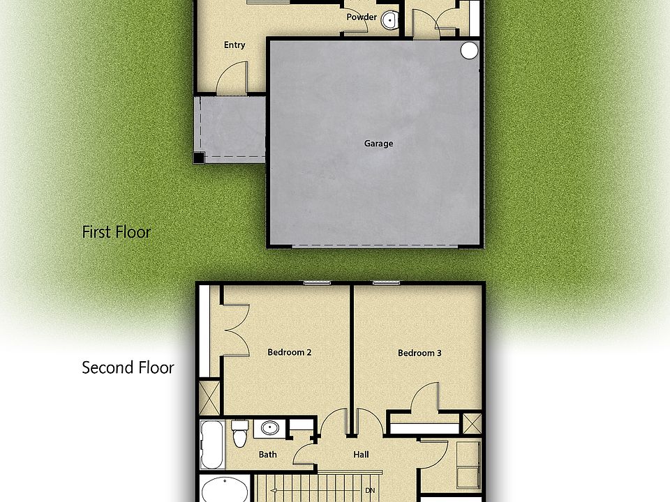 Spacious Master Suite with Double Walk-in Closets