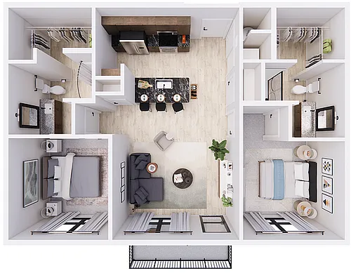 Floor plan Trace-2C ADA