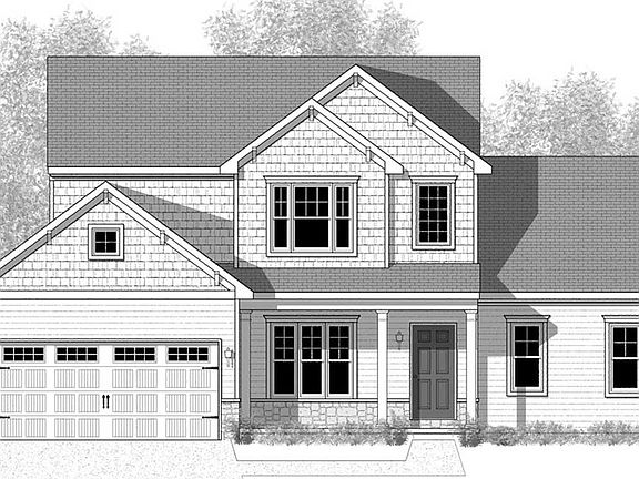 Elevation B - Optional Features Shown