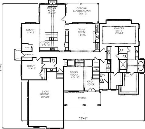 The St. Marks New Home Floorplan