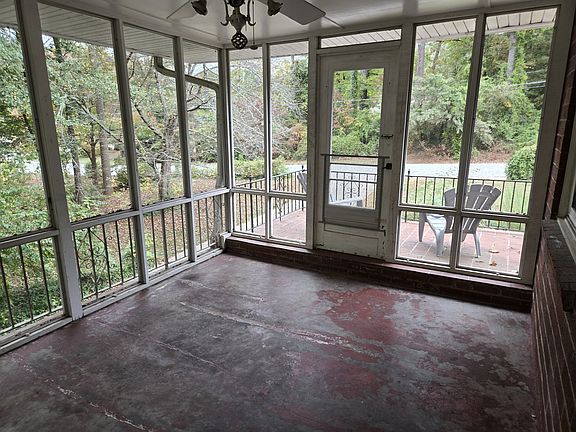 Screened porch #1 and front balcony