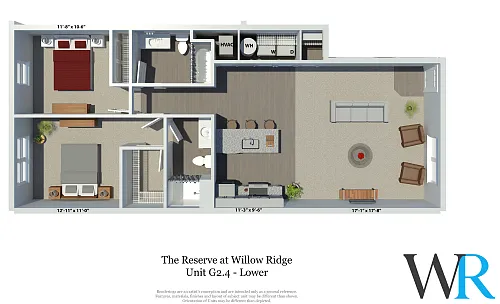 Floor plan Walnut I