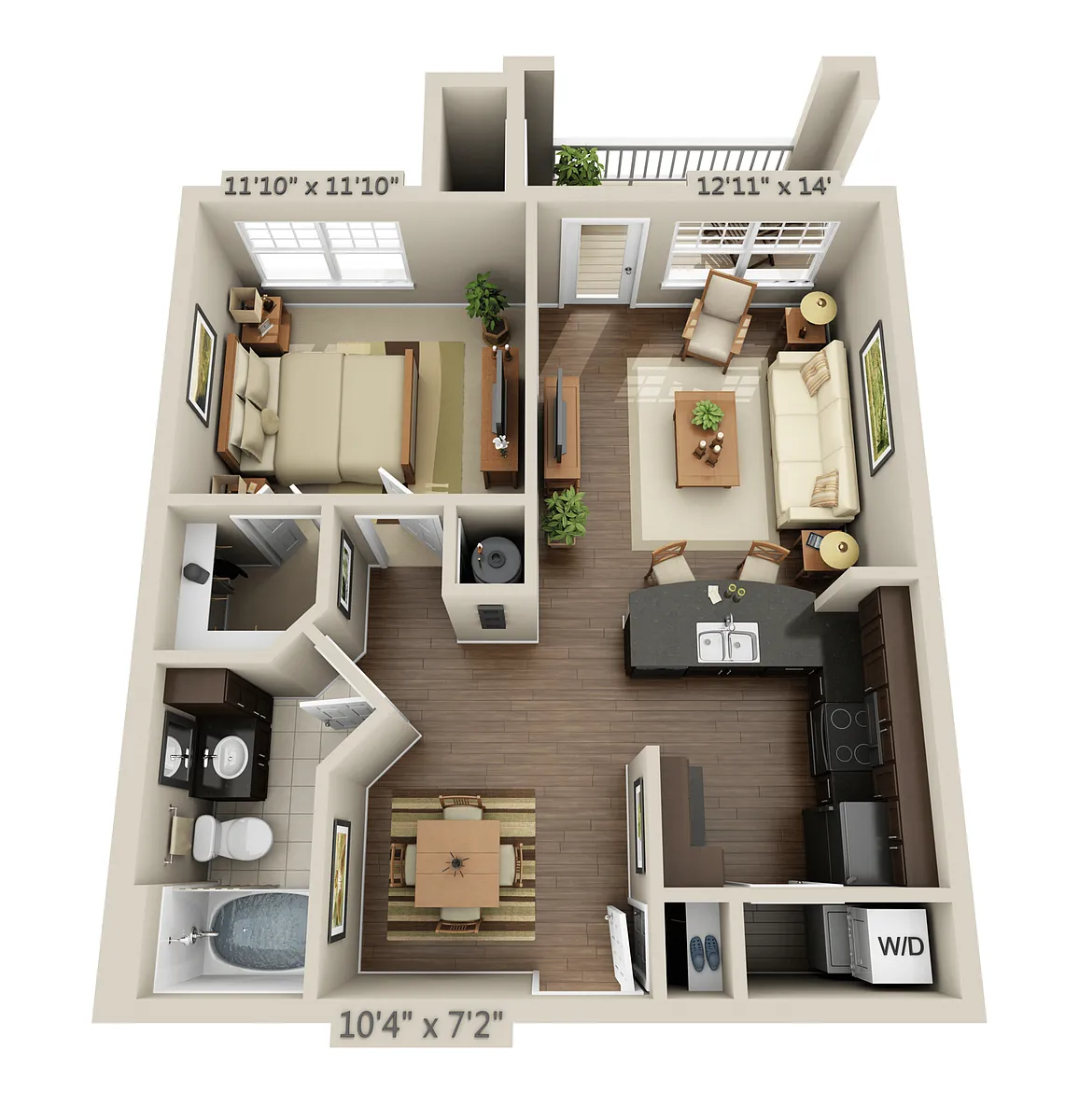 Floor plan Aspen Creek