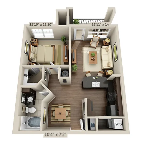 Floor plan Aspen Creek