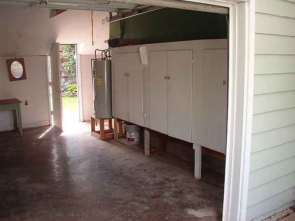 Garage with Storage Area