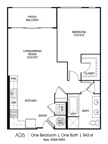 Floor plan A06
