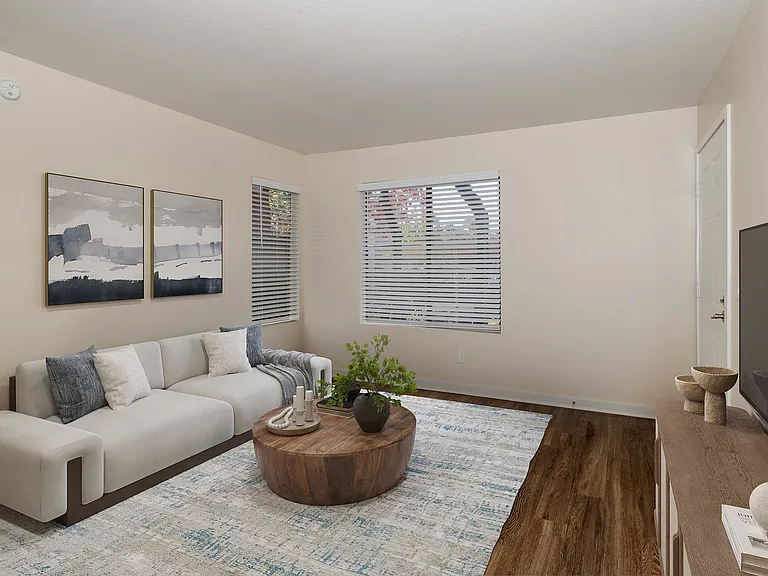 2 Bedroom, 2 Bath Living Room