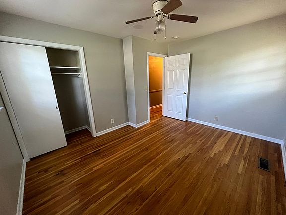 Main bedroom with closet.