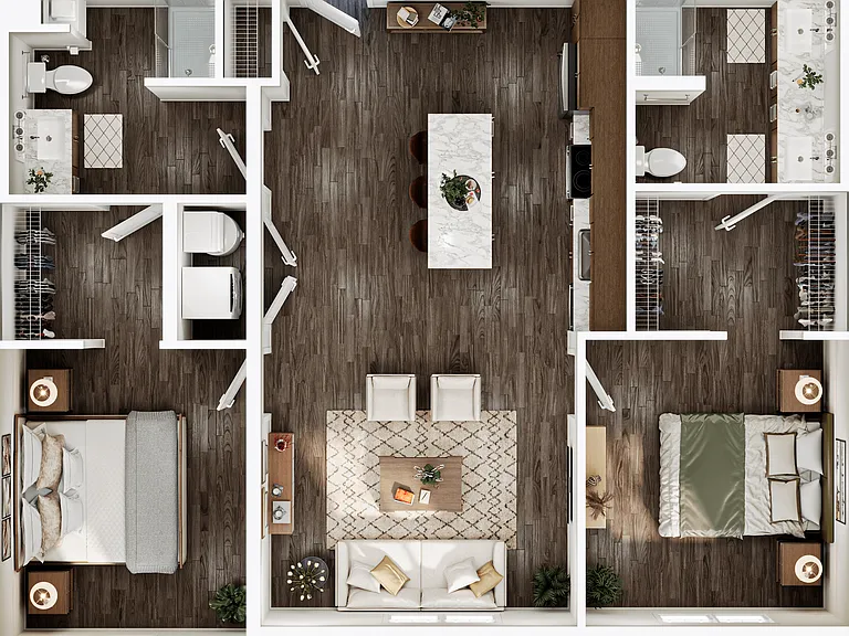 Lusso Two Bedroom W2C Lusso Two Bedroom W2C