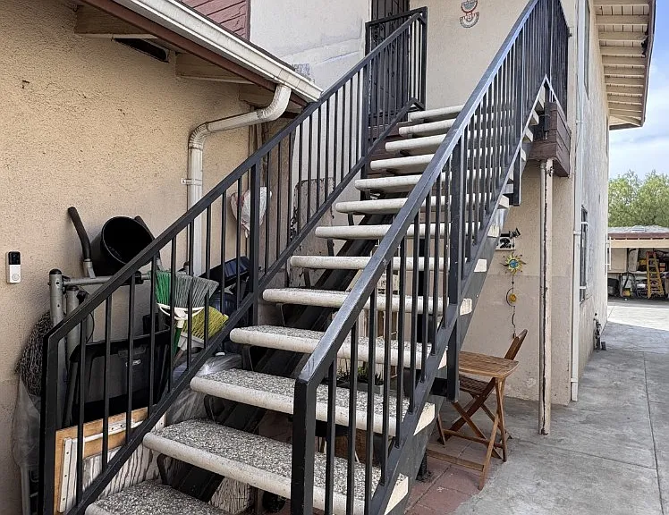 Stairs to the apartment