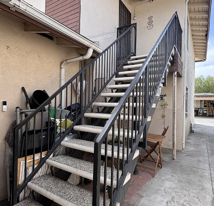 Stairs to the apartment