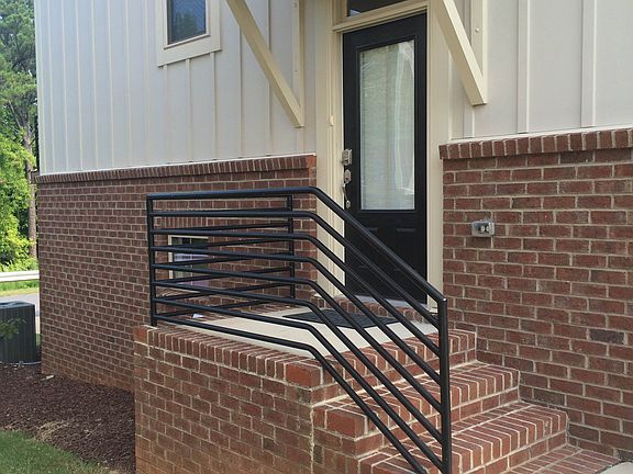 side entrance with key pad