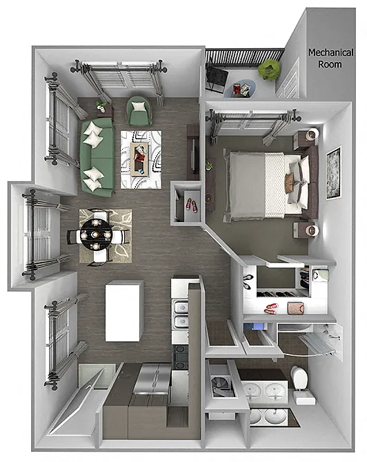 Floor plan A4 (Blue Ridge)
