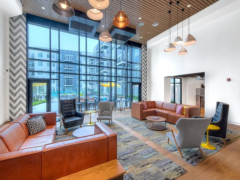 Lobby loft with common area seating