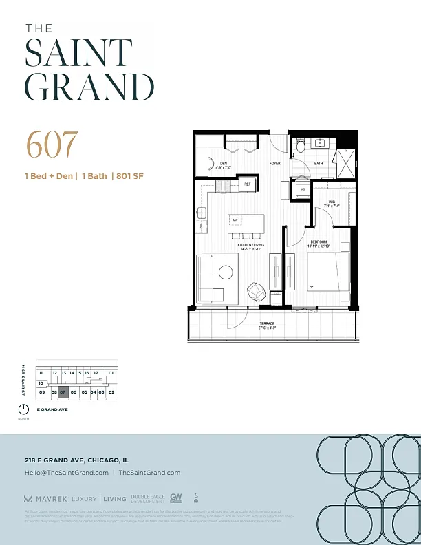 Floor plan 607