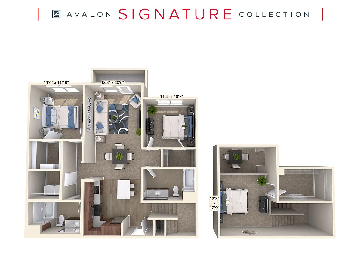 Floor plan B14L-Wal