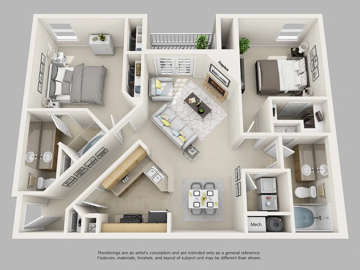 Floor plan B2