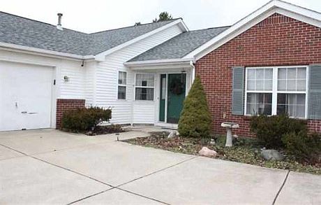 early spring front of home