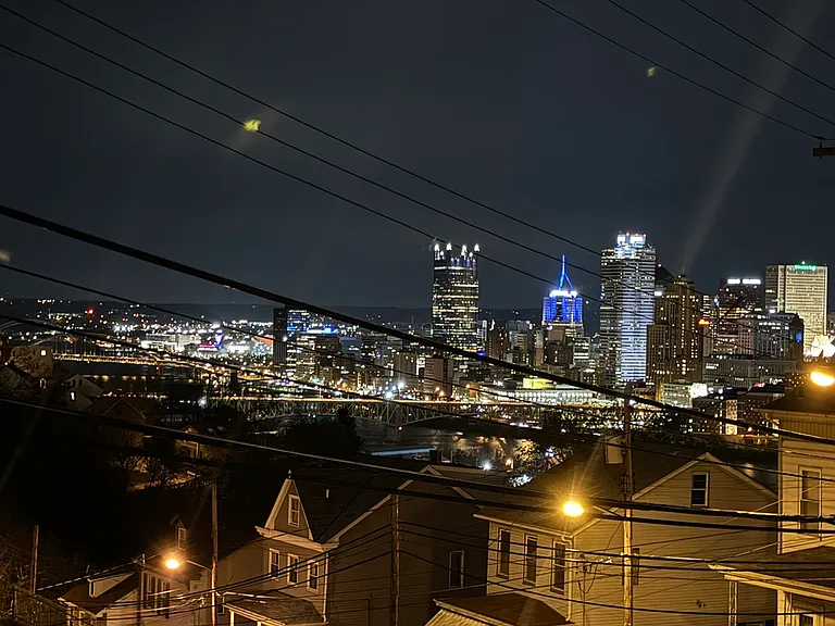 evening view from second floor rooms