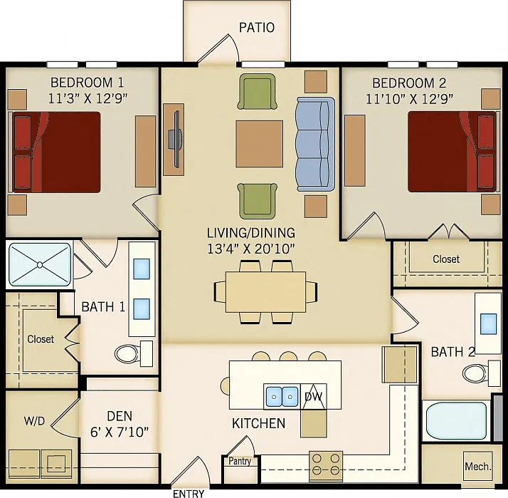 Floor plan B2D