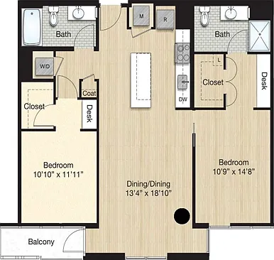 2 Bed 2 Bath 2 Bed 2 Bath