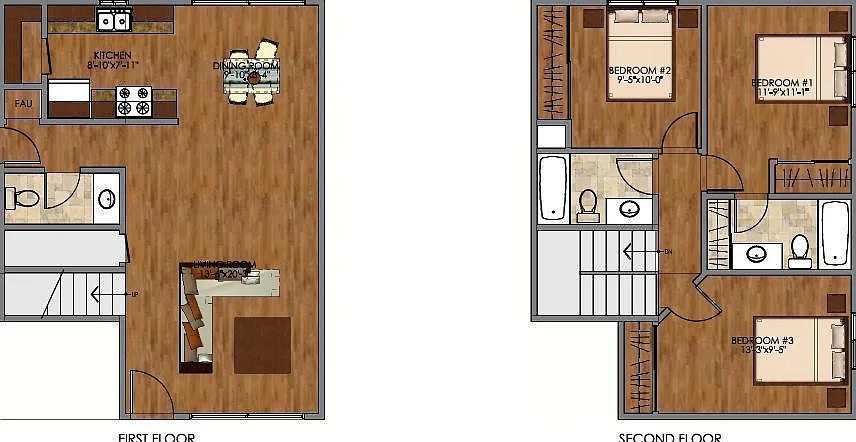3 bed, 1.5 bath, 1200 sqft, $2,595 — Photo 4